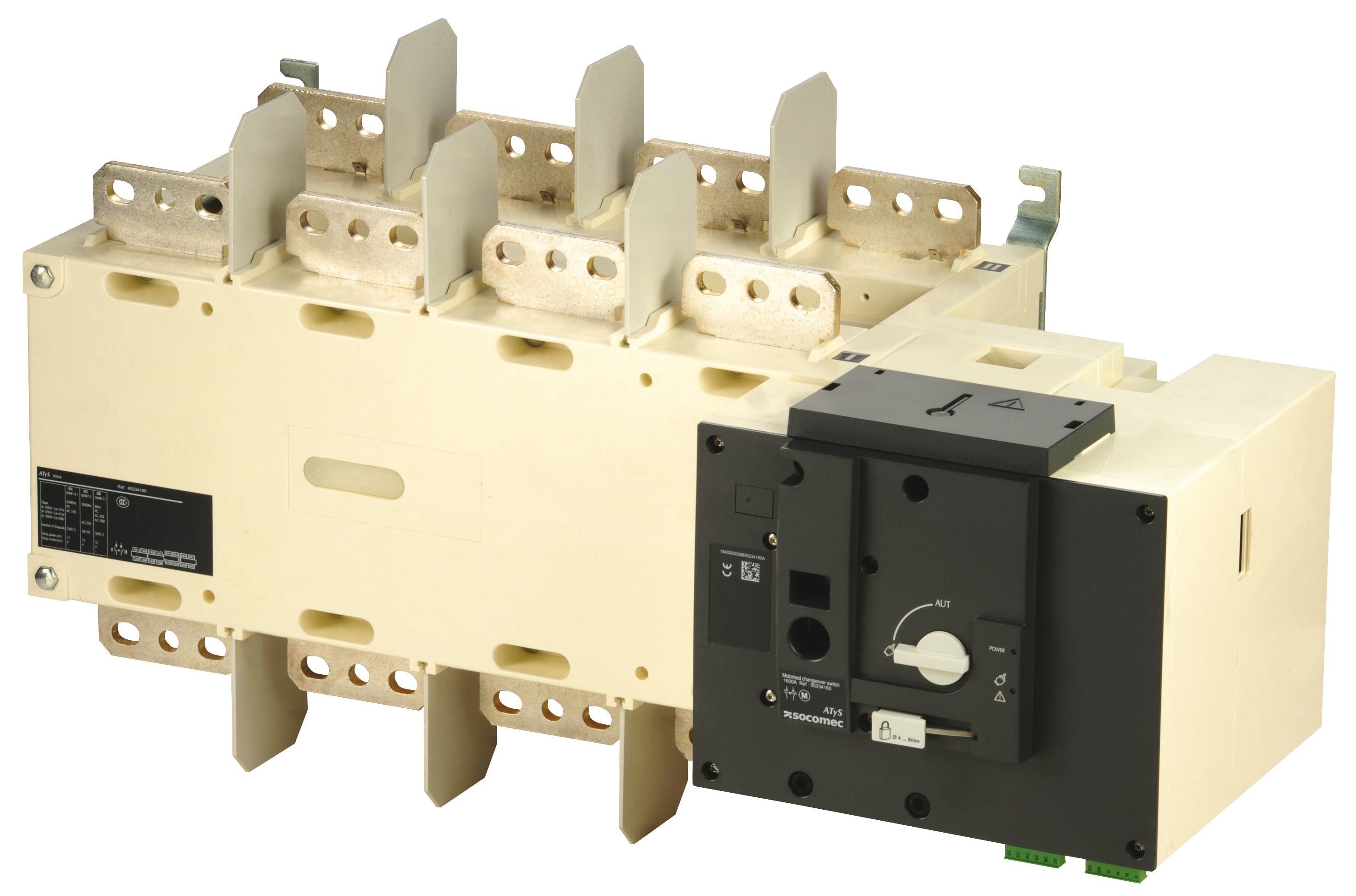 Socomec - Inverseur de sources man?uvré à distance ATyS r 4P 1600A