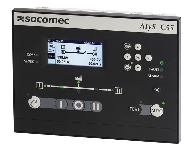 Socomec - ATyS C55 - Contrôleur ATS universel