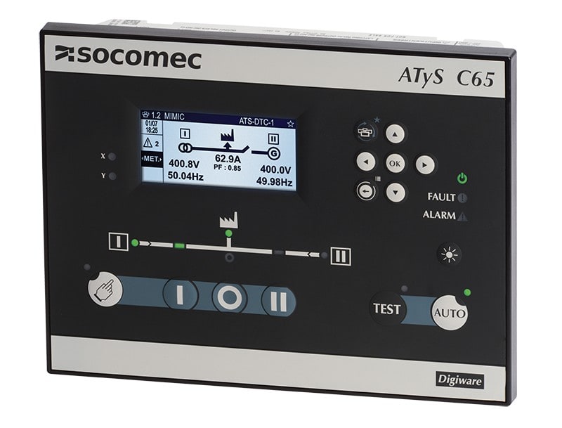 Socomec - ATyS C65 - Contrôleur ATS universel