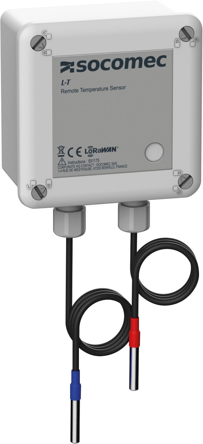 Socomec - Capteur L-T LoRaWAN®,  de température via sondes externes