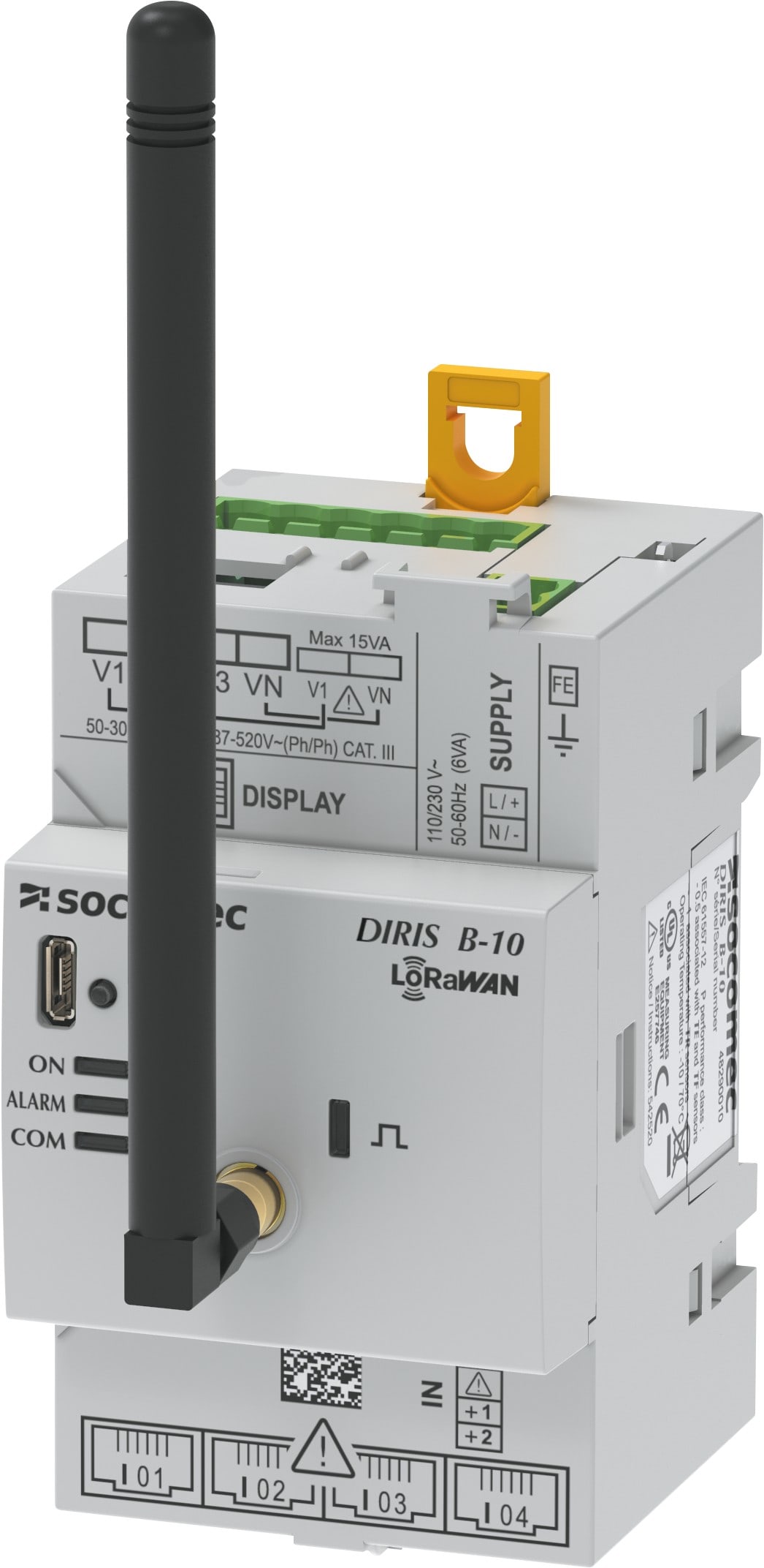 Socomec - Centrale de mesure LoRaWAN DIRIS B-10L - 230VAC