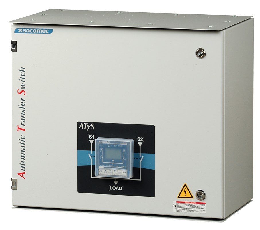 Socomec - Inverseur de sources automatique ATyS g 4P 200A sous coffret tôle IP54