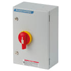 Socomec - Interrupteur-sectionneur SIRCO M1 3P+N 20A sous coffret tôle poignée rouge
