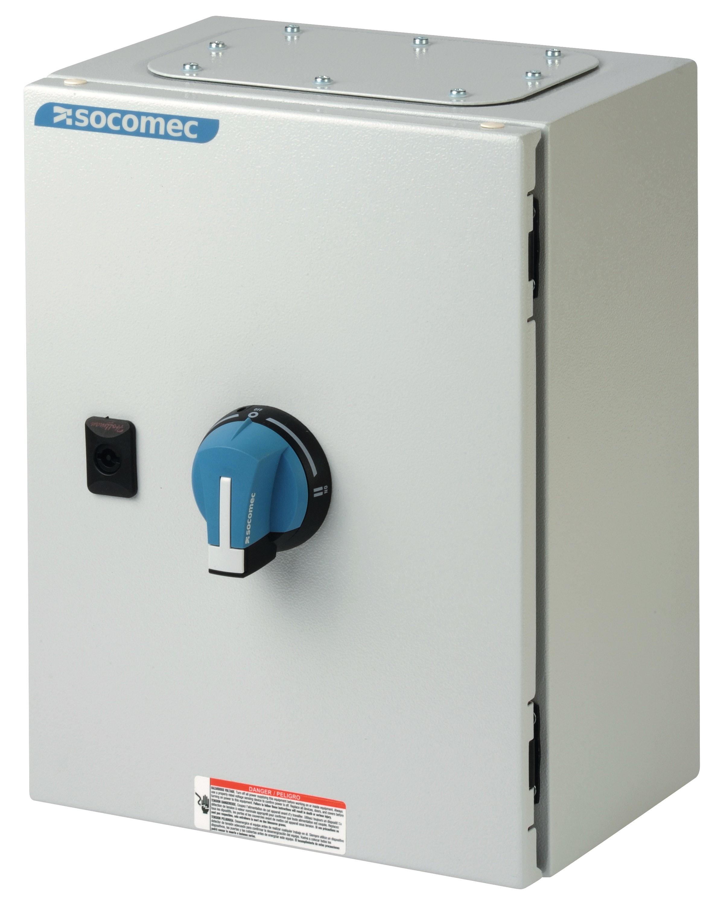 Socomec - Commutateur SIRCO M1 I-0-II 3P+N 32A sous coffret tôle