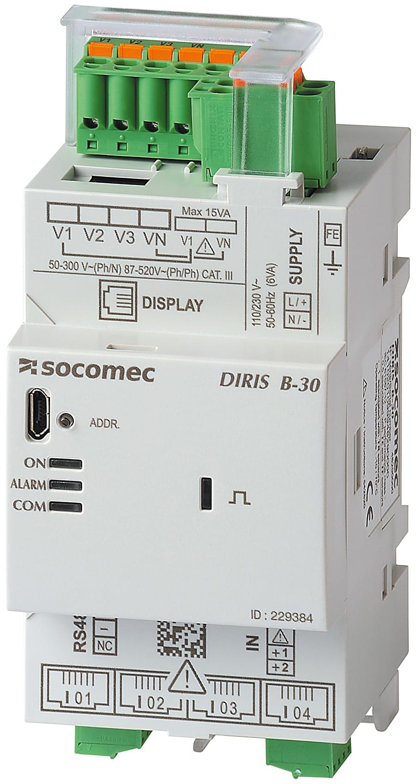 Socomec - Centrale de mesure multifonction DIRIS B-30 - MODBUS RS485 - 230VAC