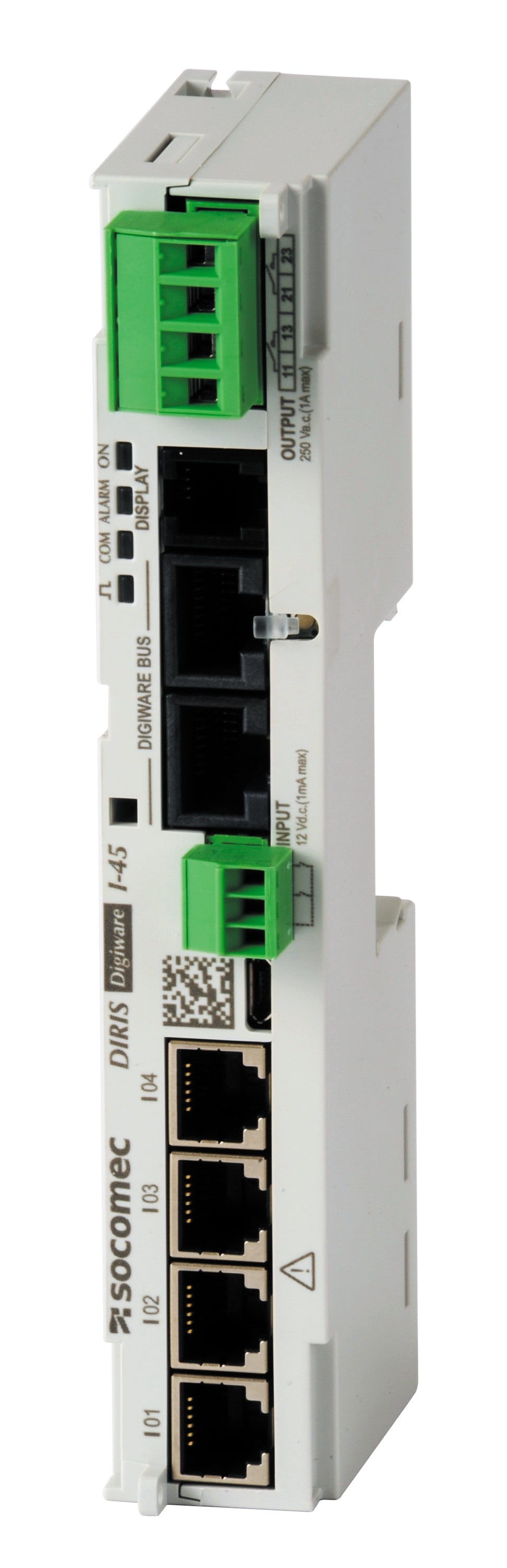 Socomec - Module courant DIRIS Digiware I-45, Analyse 2E/2S- 4 entrées de courant