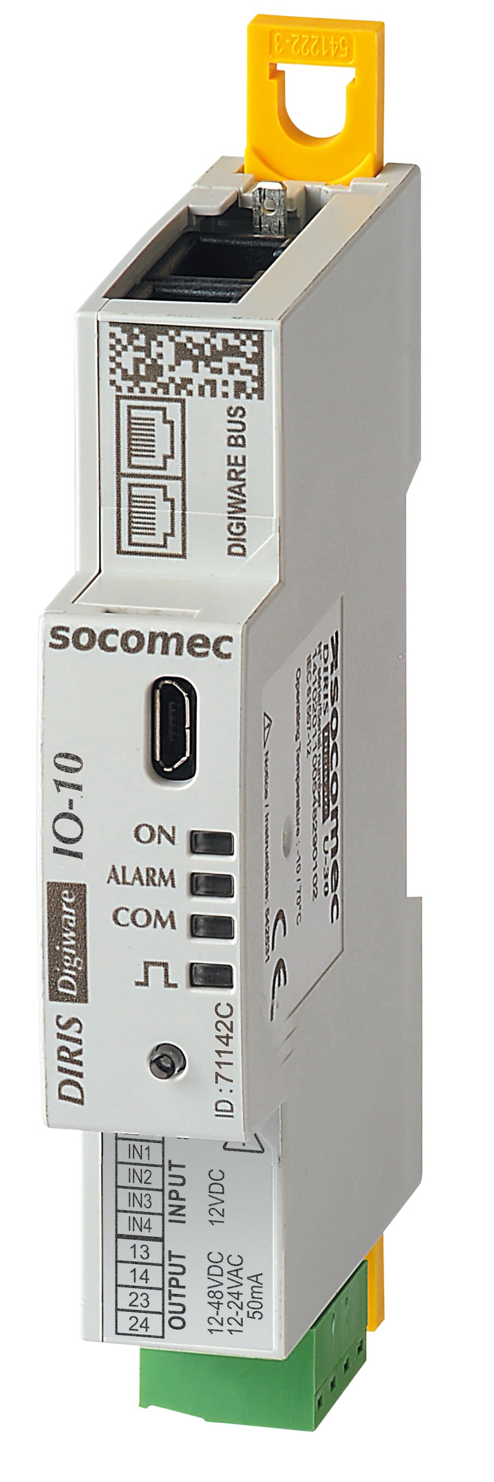 Socomec - DIRIS Digiware IO-10 - 4 entrées numériques / 2 sorties numériques