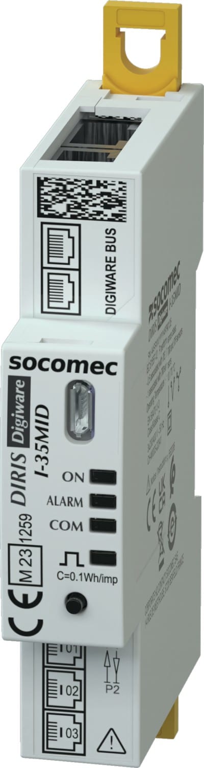 Socomec - Module courant DIRIS Digiware I-35, Analyse - 3 entrées de courant + MID