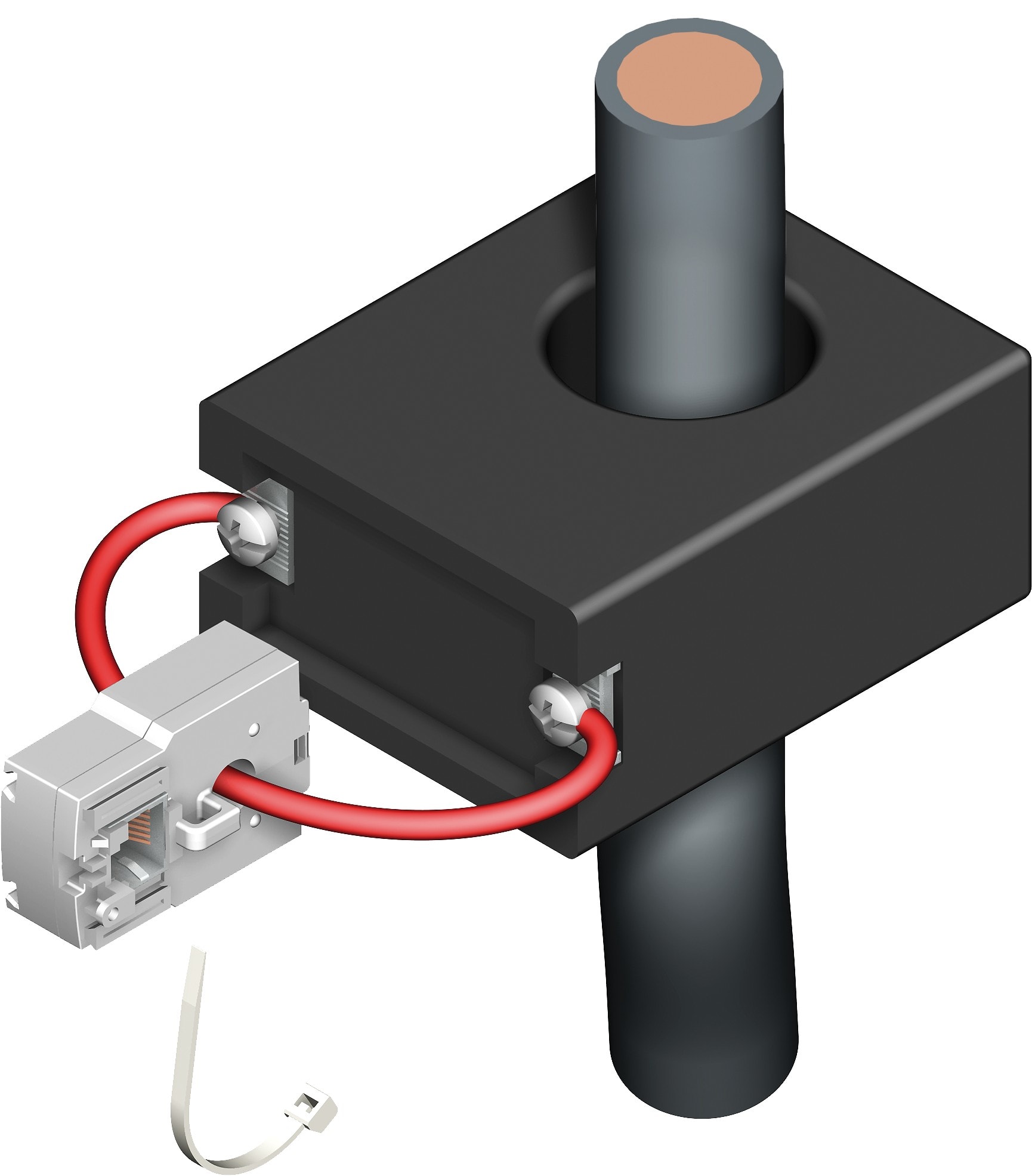 Socomec - Adaptateur RJ12 pour CT secondaires 1A et 5A, 10000A max. pour CT 5A