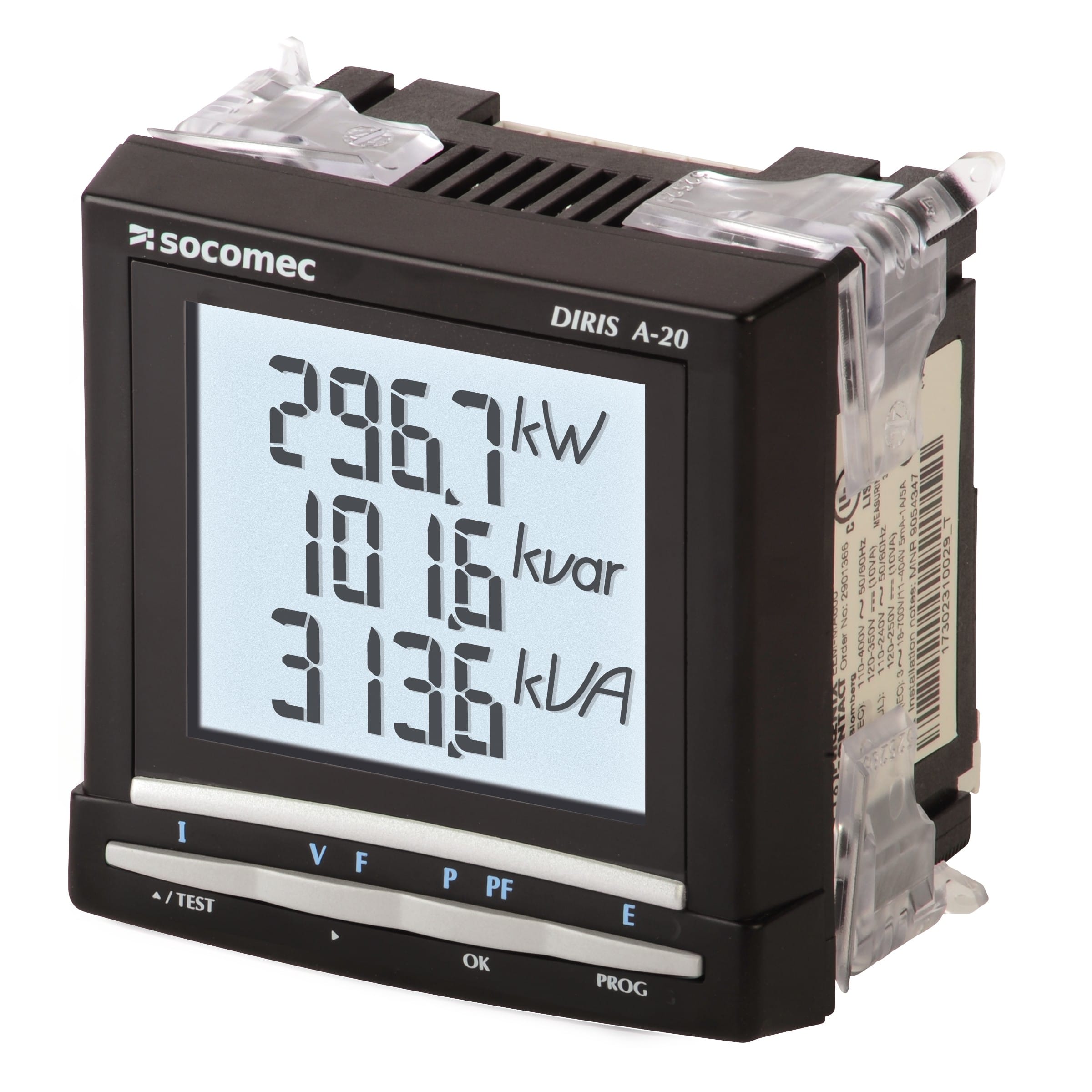 Socomec - Centrale de mesure multifonction DIRIS A-20