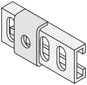 Socomec - Cavalier de fixation 30x15 taraudage Ø 8,2