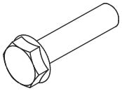 Socomec - Vis avec rondelle intégrée tête H M6 l=10mm qualité 8.8
