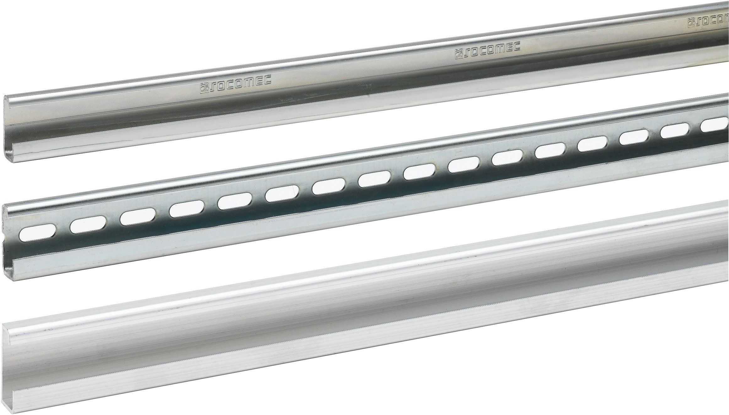 Socomec - Rail asymétrique DIN 2m 32x15x1,5 Acier z-b