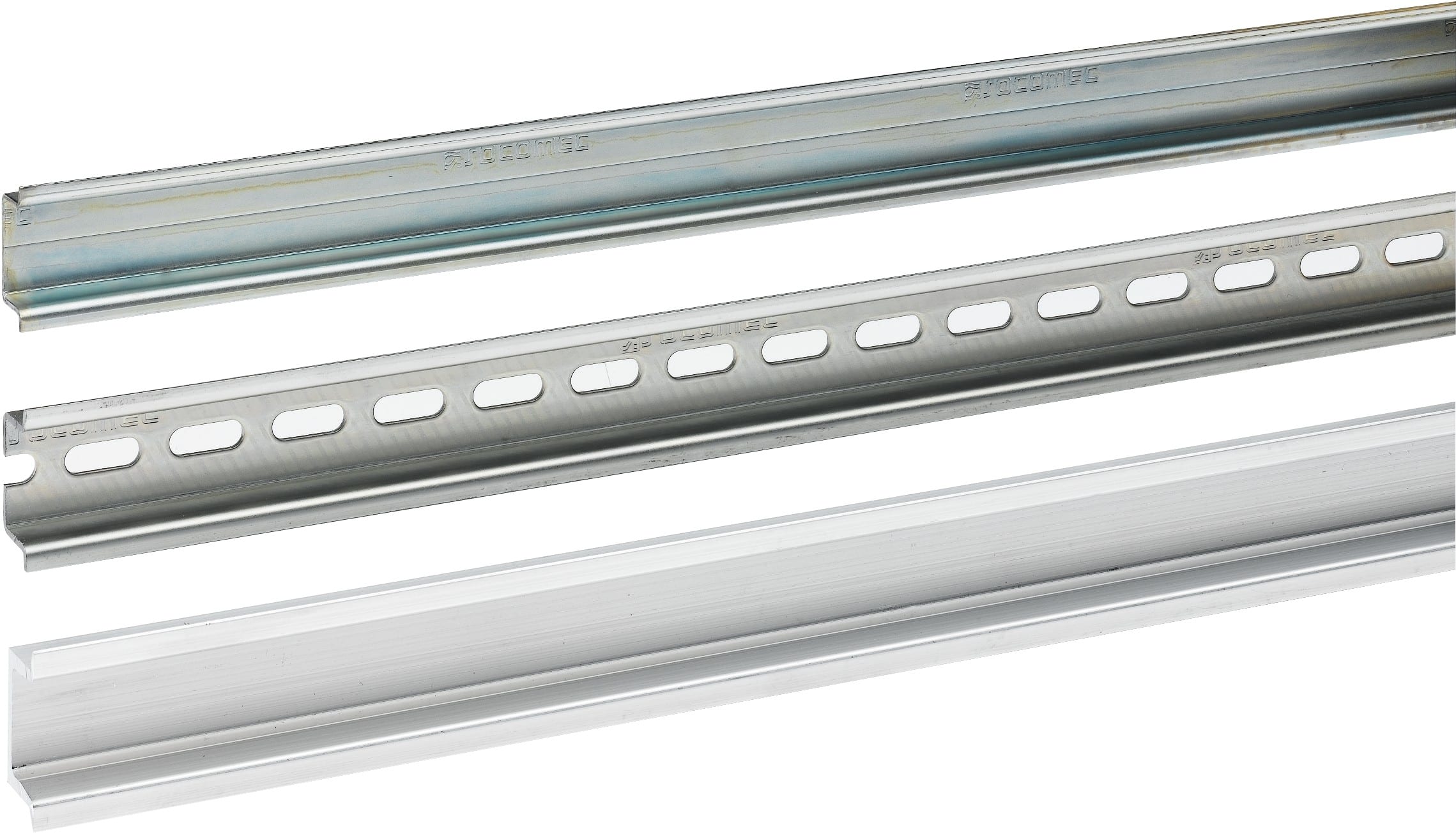 Socomec - Rail DIN symétrique 3m 35x15x1,5 acier z-b
