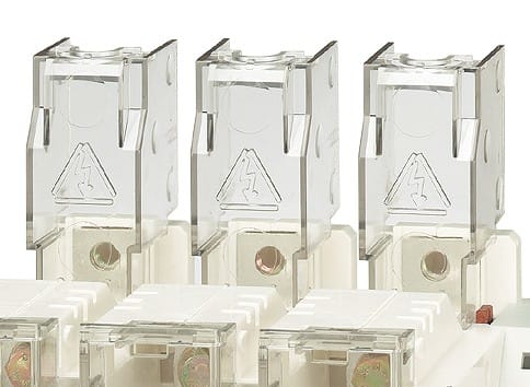 Socomec - Cache-borne pour FUSERBLOC 250-400A 3P amont ou aval