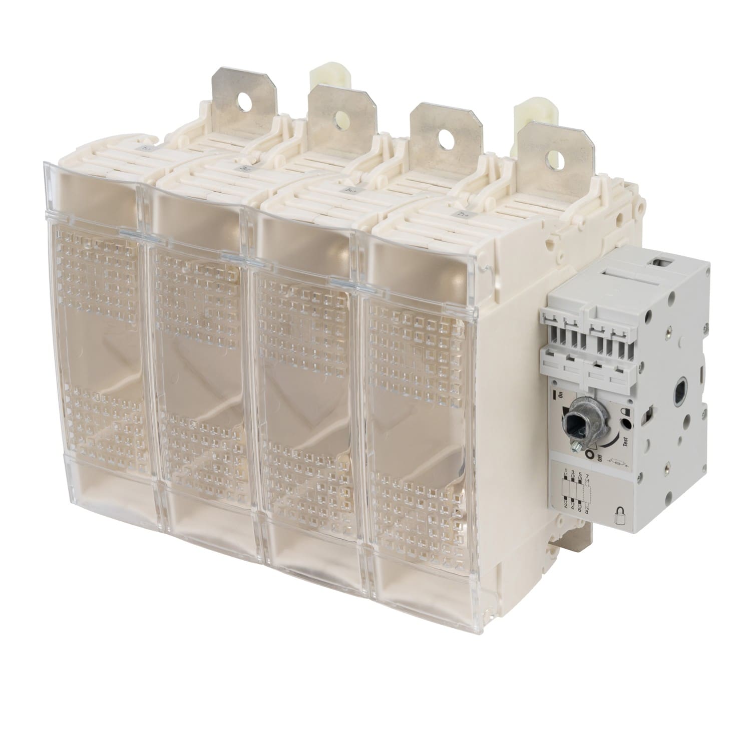 Socomec - Inter-section-fusible FUSERBLOC-Fusible CDE F/L D Ext&Dir 400A-4P-DIN S2