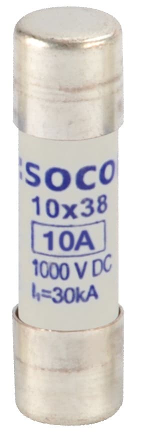 Socomec - Fusible cylindrique photovoltaïque gPV 30kA 10x38 1000VDC 16A