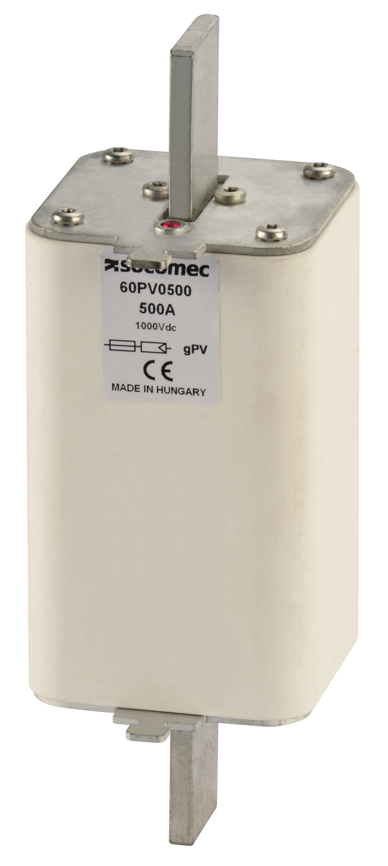 Socomec - Fusible photovoltaïque à couteaux gPV 3L 1000VDC 500A