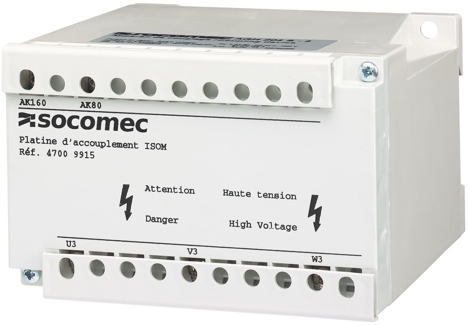 Socomec - Platine d'accouplement pour ISOM AL395/AL495 7200VAC