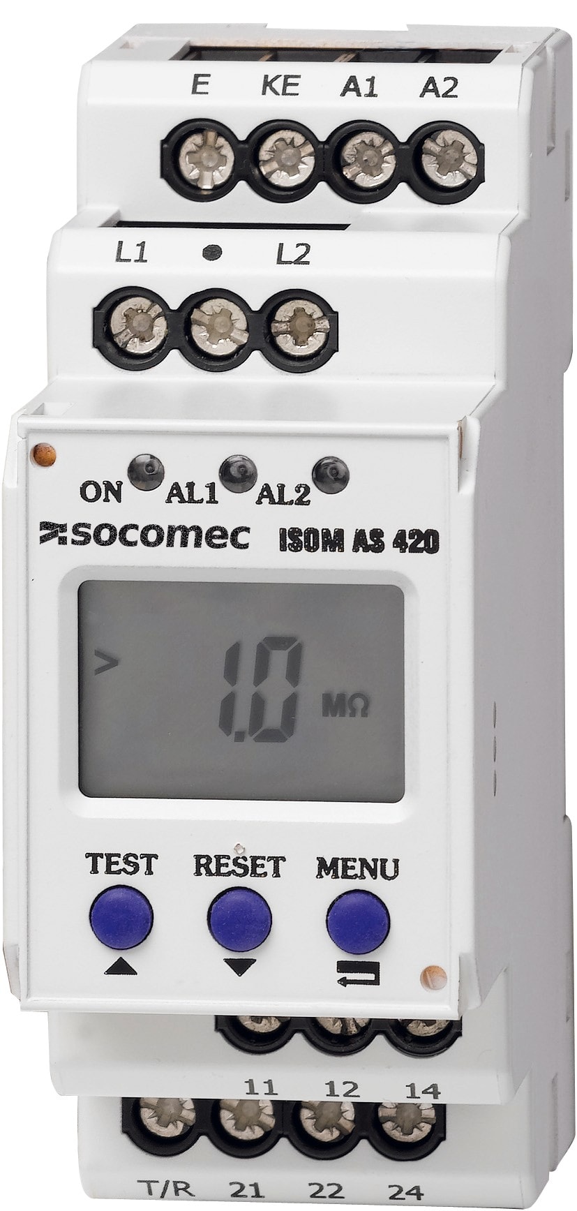 Socomec - Contrôleur permanent d'isolement ISOM AS 420 0-300VAC