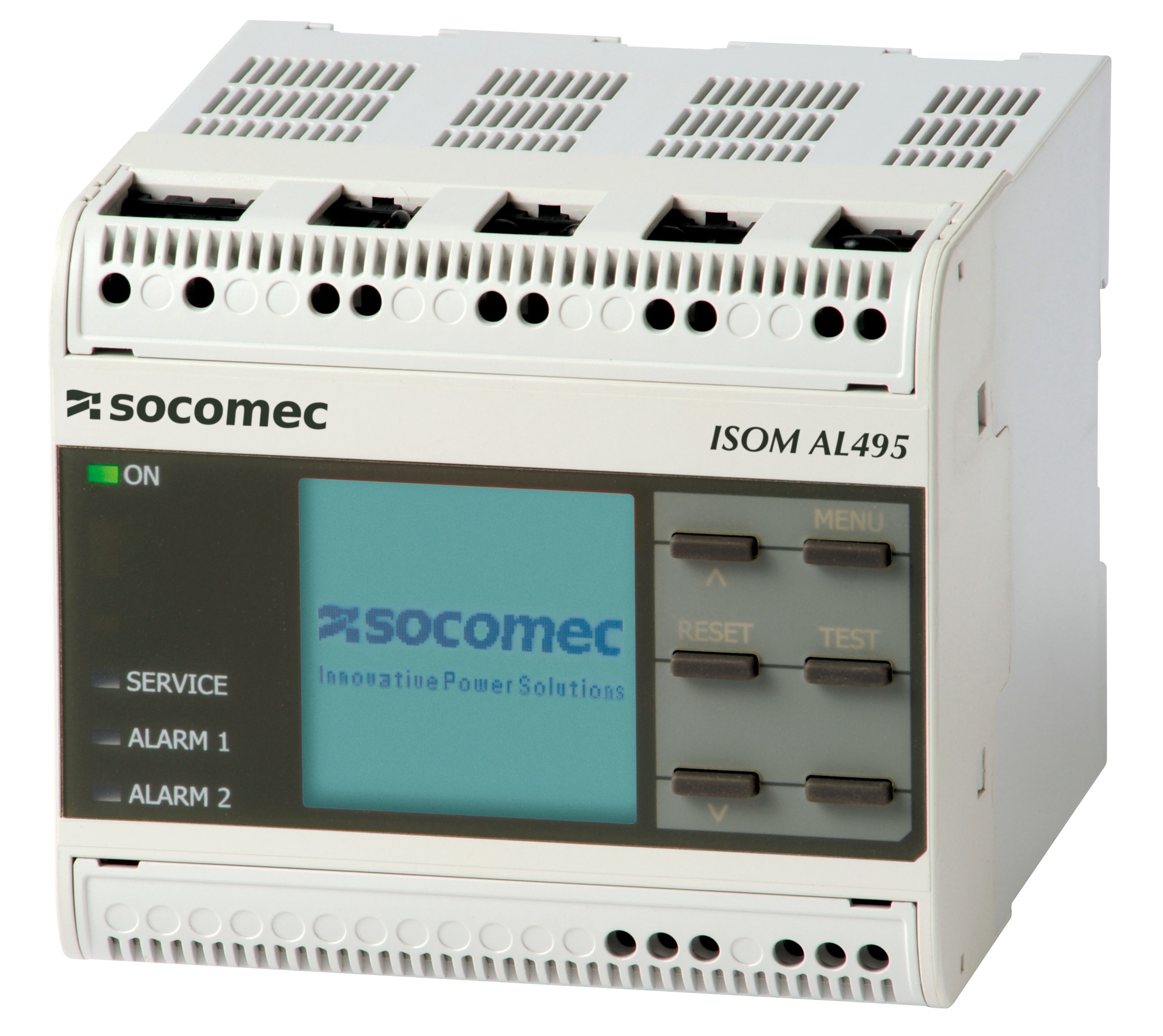 Socomec - Contrôleur permanent d'isolement ISOM AL495 version C