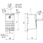Socomec - Connecteur pour répartiteur unipolaire 400A