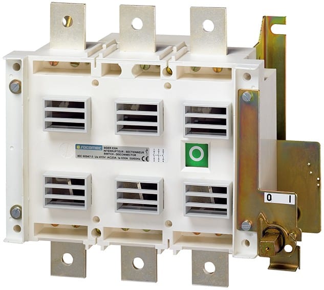 Socomec - Interrupteur-sectionneur AC à coupure visible SIDER 4P 630A commande frontale