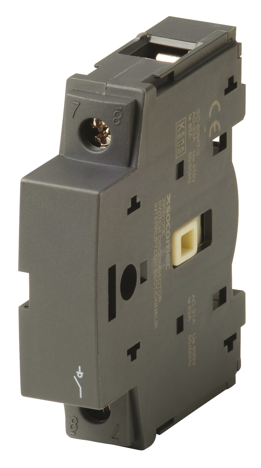 Socomec - 1 pôle additionnel principal (4ème pôle) pour SIRCO M2 63A