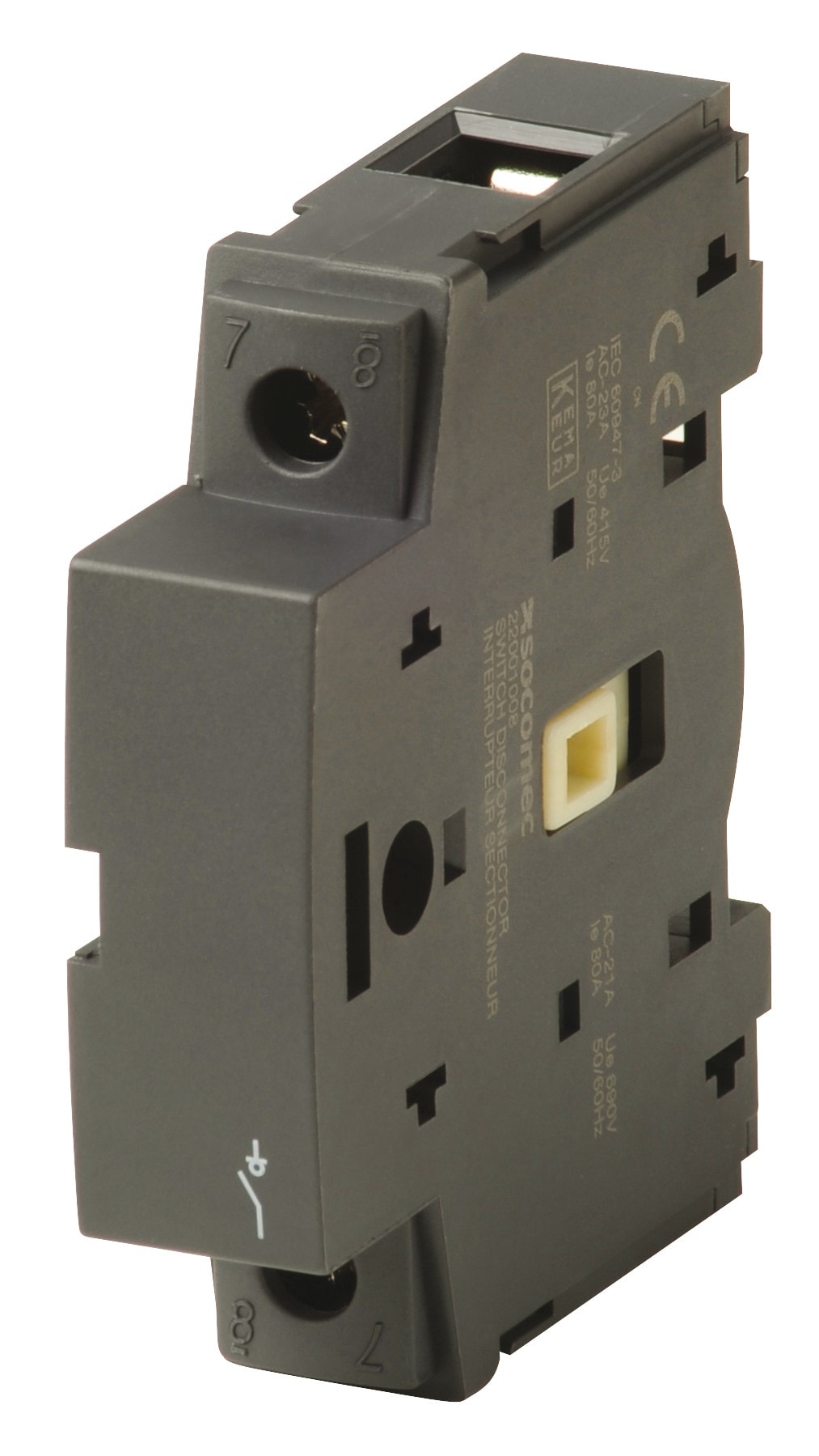 Socomec - 1 pôle additionnel principal (4ème pôle) pour SIRCO M2 80A