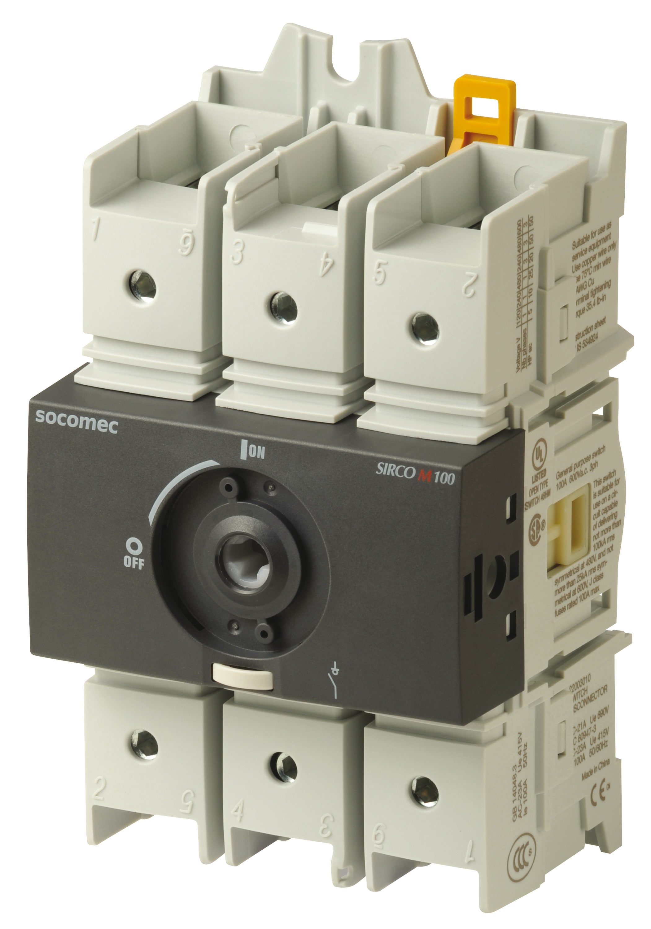 Socomec - Interrupteur-sectionneur SIRCO M3 3P 100A