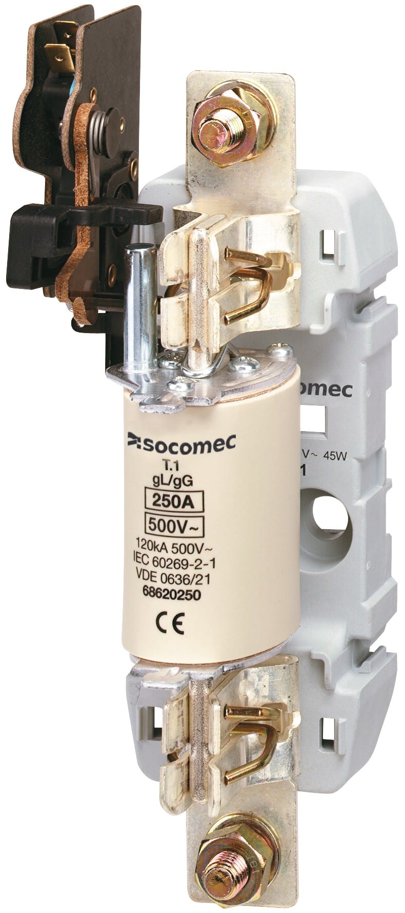 Socomec - Kit IP20 pour socle fusible T1 1P 250A