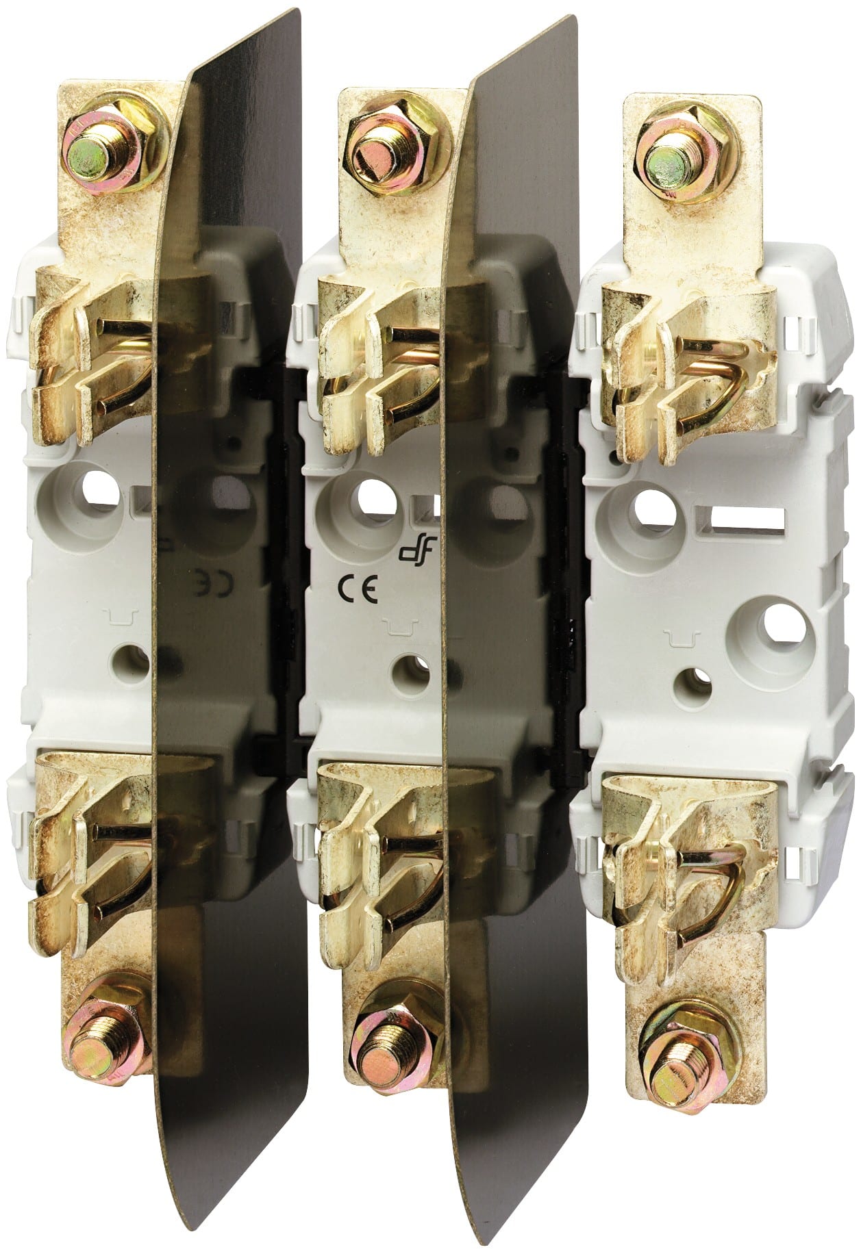 Socomec - Socle pour fusibles sans percuteur T2 3P 400A, appareil à fixation sur rail DIN