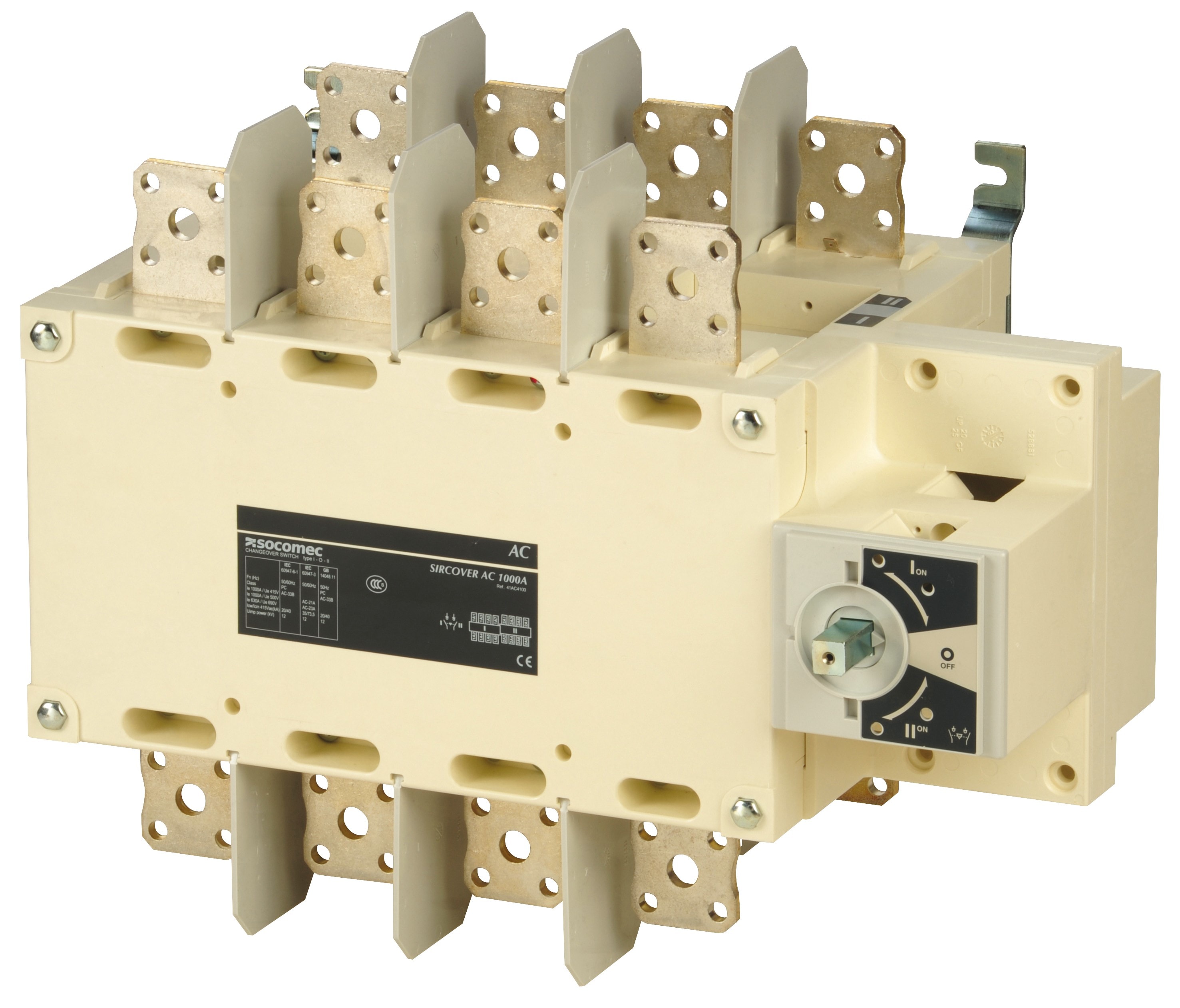 Socomec - Inverseur de sources à commande manuelle SIRCOVER I-0-II 4P 800A
