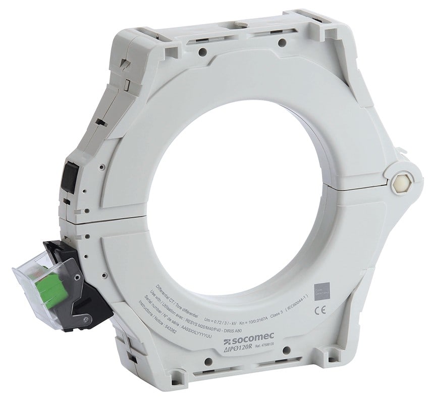 Socomec - Tore différentiel ouvrant circulaire 600/1 diamètre 120mm