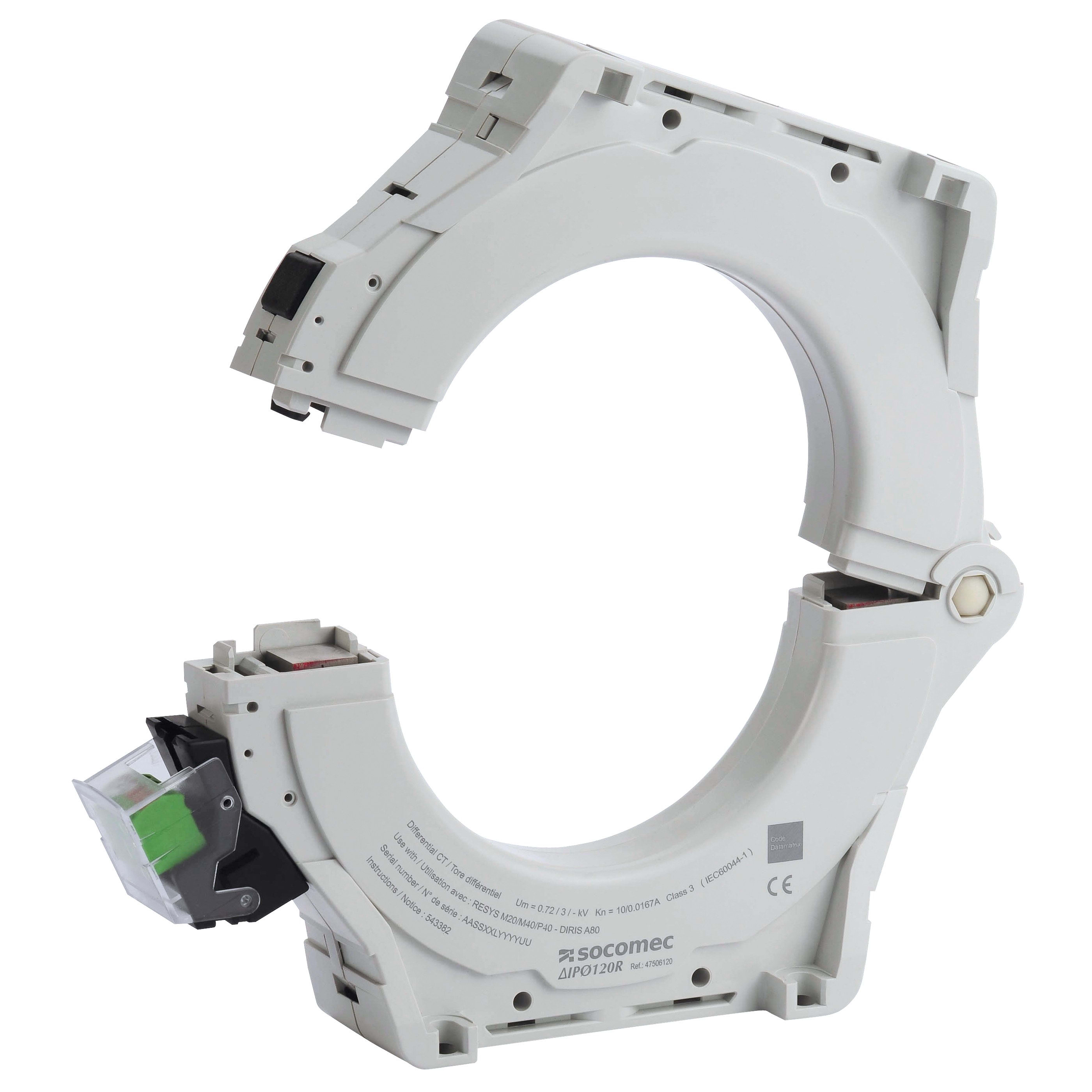 Socomec - Tore différentiel ouvrant IP80MM R/8