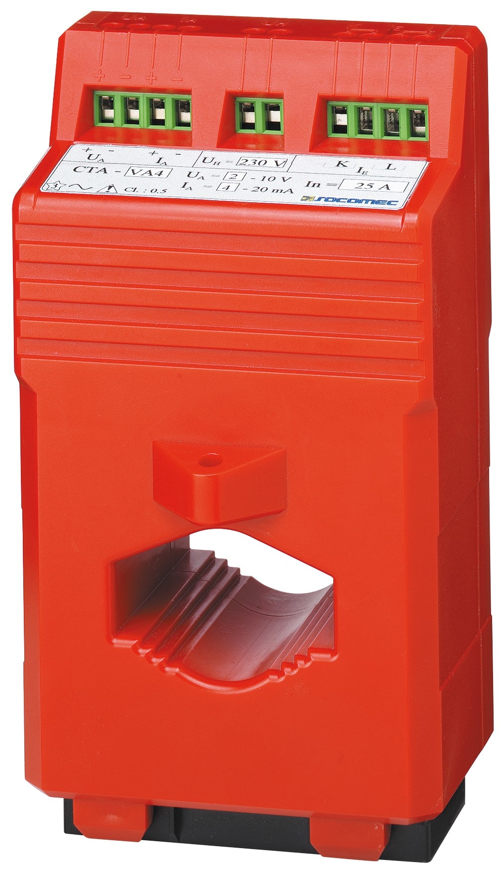 Socomec - Transformateur à convertisseur intégré CTA-VA4 40A/4-20mA ALIM 230V