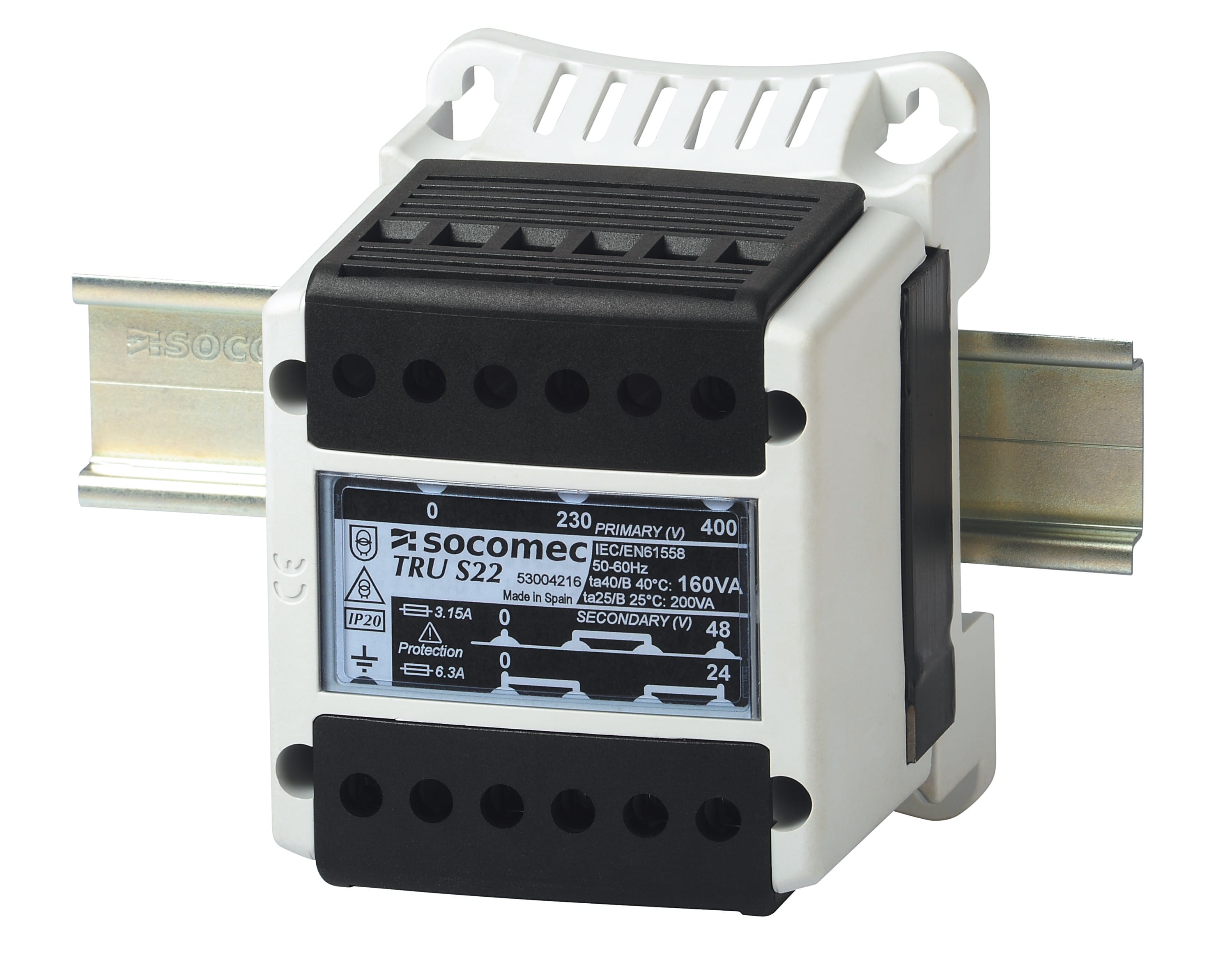 Socomec - Auto-transformateur 400/230V 200VAC 125-3200A