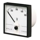 Socomec - Voltmètre analogique R72A90-V ROTEX 72x77 0-300V raccordement direct