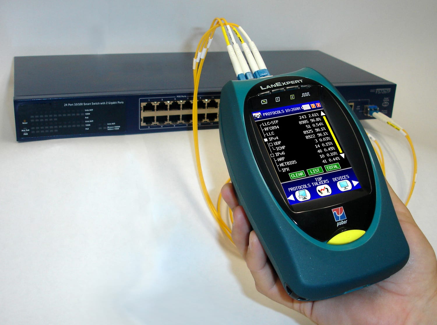 Softing - Analyseur de réseau et protocole Gigabit cuivre/fibre SM/générateur de trafic, R