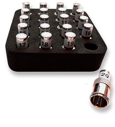 Softing - Kit de 20 identificateurs de ports coaxiaux (1 - 20) avec adaptateur RJ45 vers C