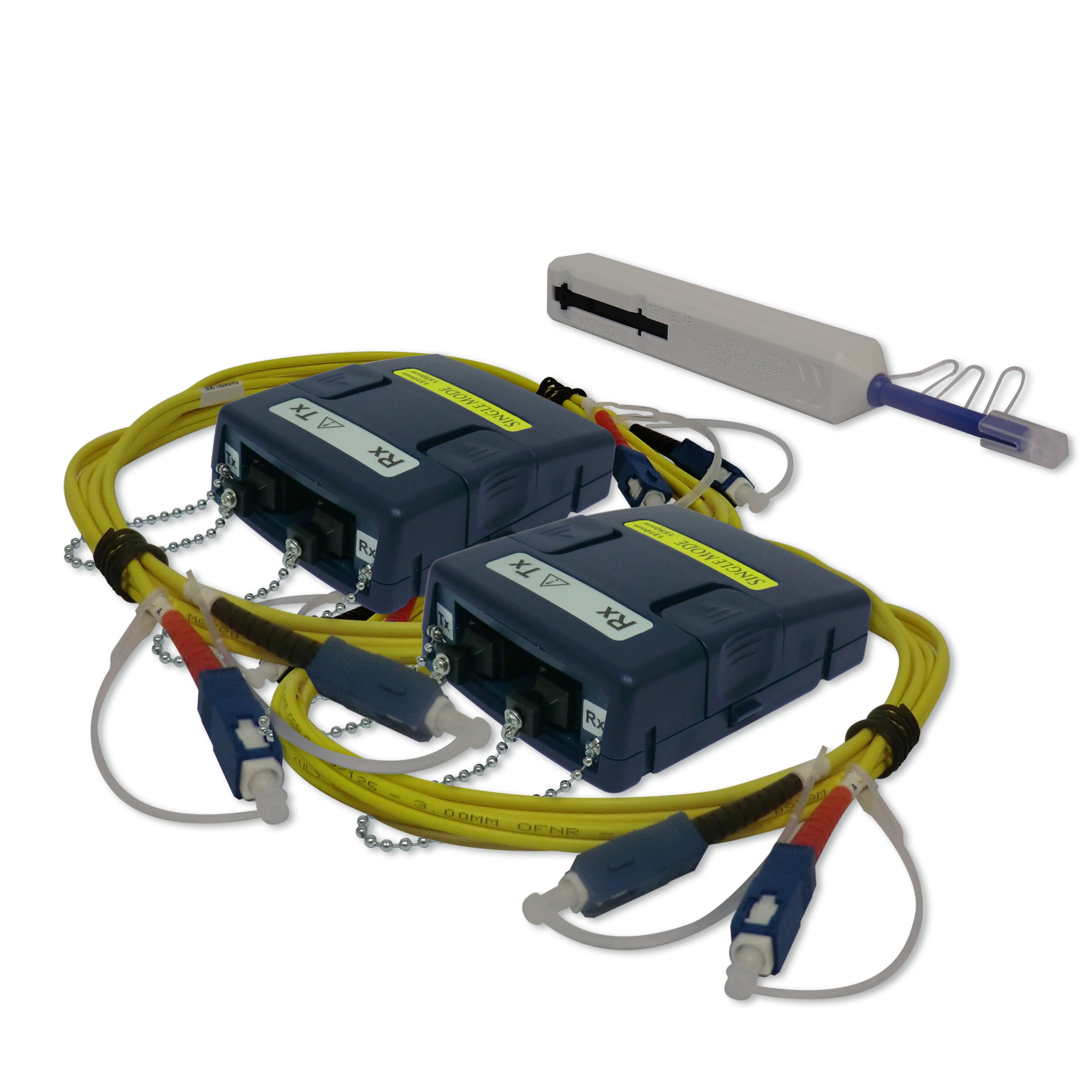 Softing - 1x paire d?adaptateurs fibre monomode pour les tests de certification aux longue