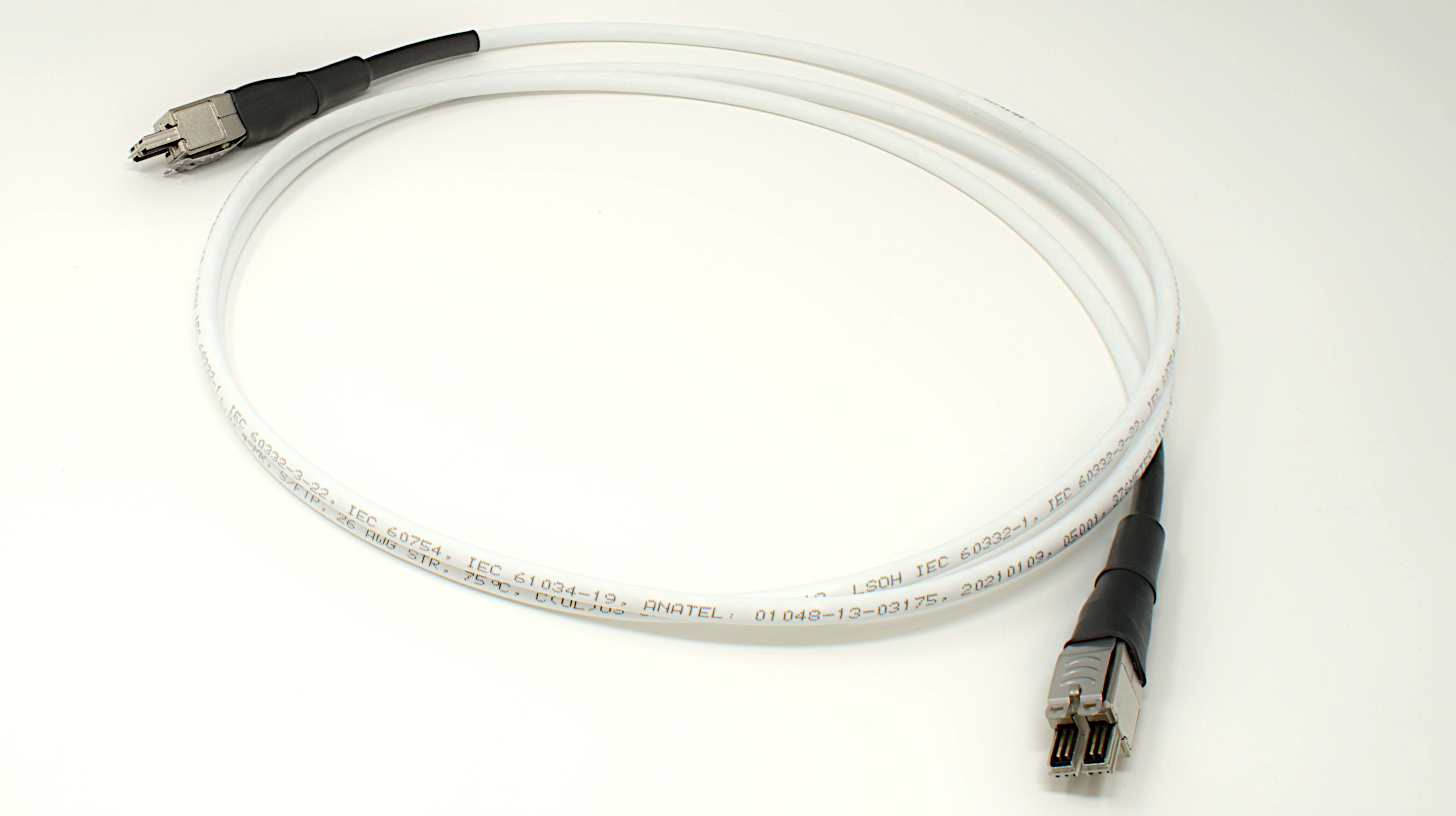 Softing - Cordon de test GG45/RJ45 (2mètres) pour définition de la référence en channel GG