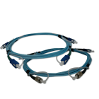 Softing - 1x paire de jarretière de test de référence à diffusion modale transparente FC-S