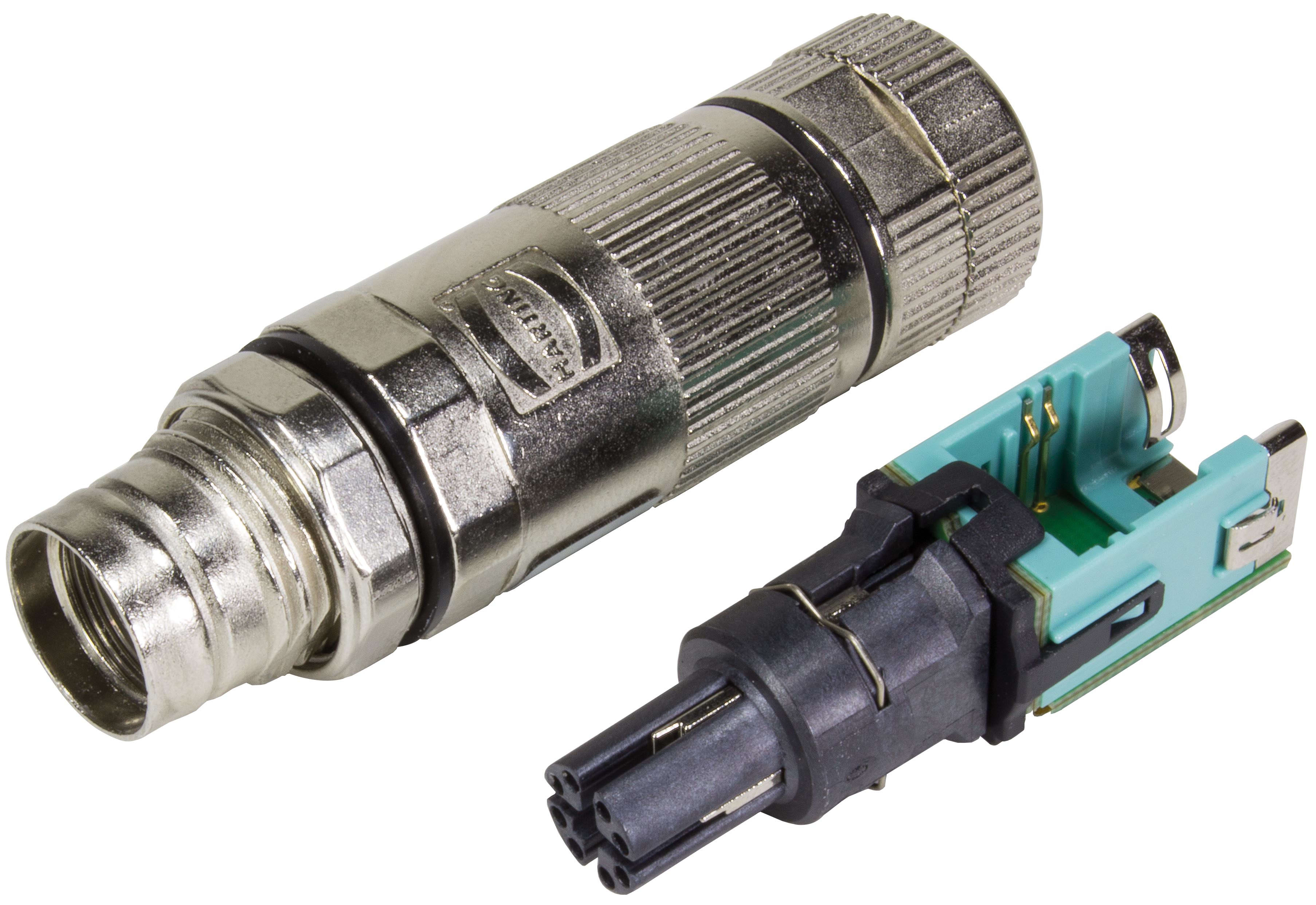 Softing - Prise M12 X-coded pour Harting preLink® System CAT 6A (1 pièce)
