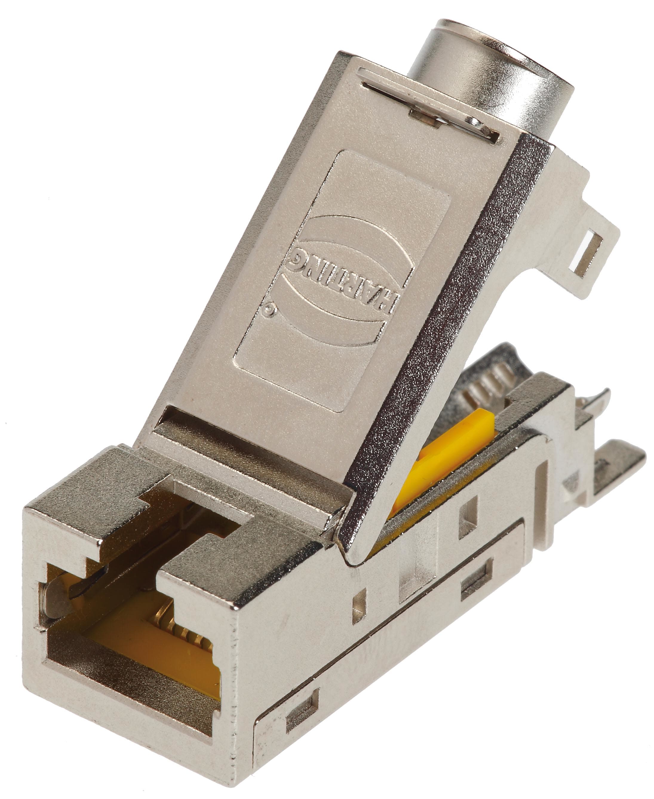 Softing - RJ45 CAT 6 Pre Link Jack HIFF Format pour Harting preLink® System, sans bloc de