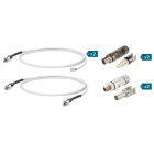 Softing - M12 D-coded Cable Kit, (Livré sans adaptateurs WireXpert E2E) se compose de 1x W