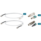 Softing - M12 X-coded Cable Kit, (Livré sans adaptateurs WireXpert E2E) se compose de 1x c