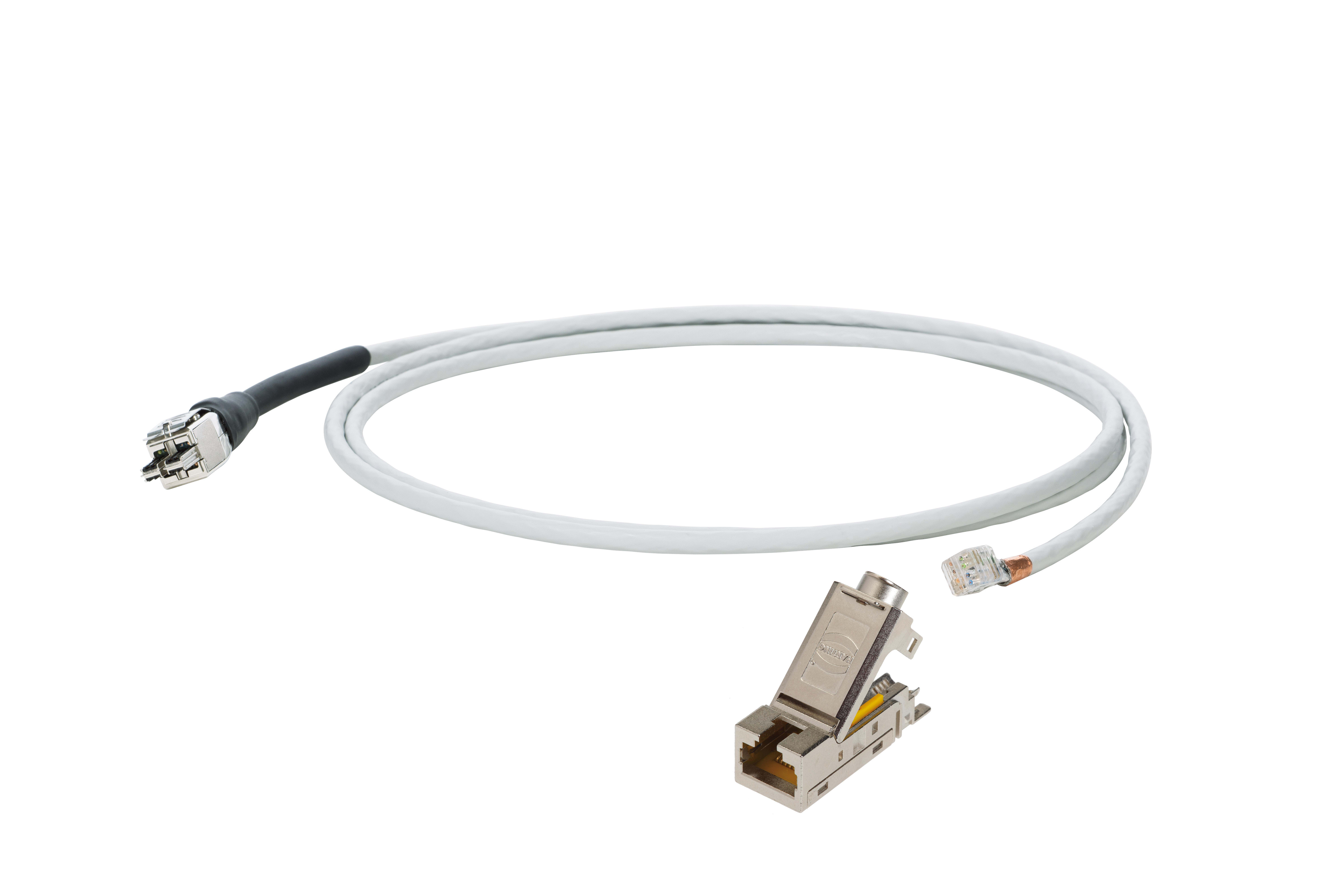 Softing - Cordon de test unique de 2 m avec connecteur de pré-liaison femelle TERA-RJ45 po