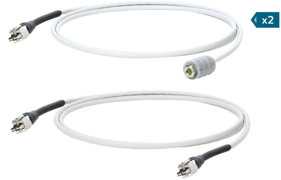 Softing - Kit de câble M8, se compose de 1x 228080 cordon de référence, 2x câbles de mesur