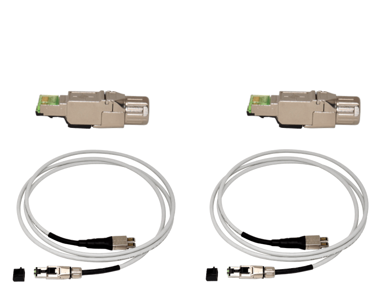 Softing - Cordon Permanent Link LONGLIFE RJ45 Starter SetComprend : 2 câbles de mesure RJ4